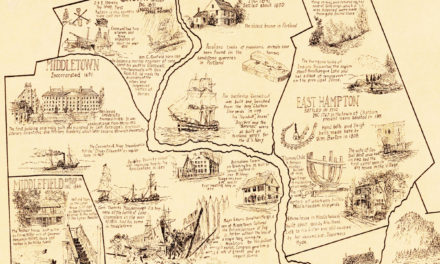 Historical map of Middlesex County, Connecticut