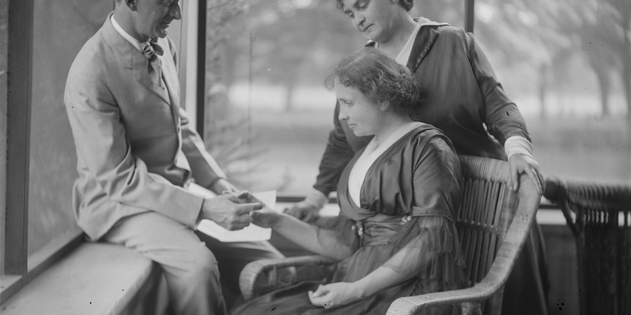 Helen Keller talks about the symbolism and purpose behind the human hand