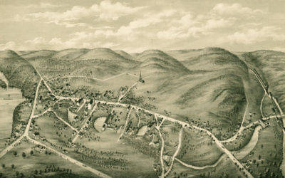 Beautiful old map of South Coventry, CT from 1878