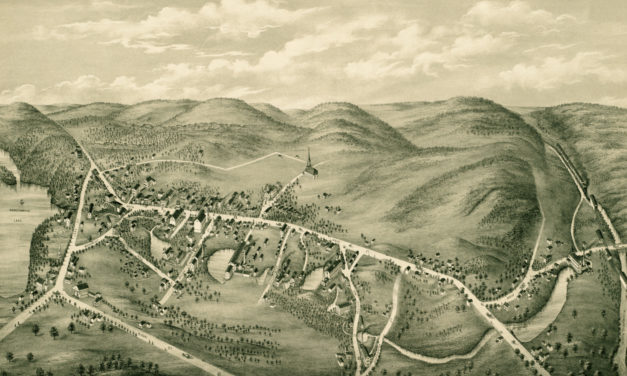 Beautiful old map of South Coventry, CT from 1878