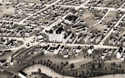 Beautifully restored map of Plainville, Connecticut in 1878