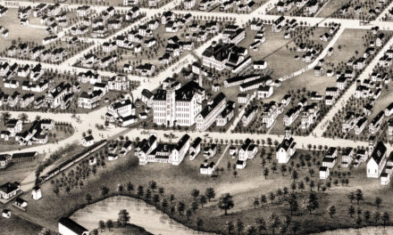 Beautifully restored map of Plainville, Connecticut in 1878