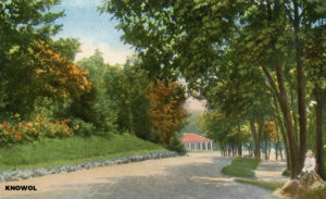 Hubbard Park in Meriden CT in 1917