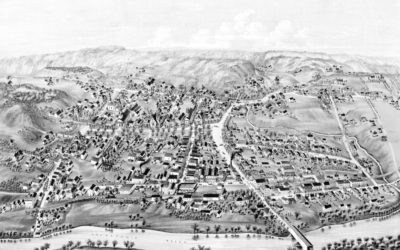 Stunning vintage map of New Milford, CT from 1882