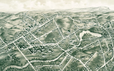 Beautifully restored map of Southington, CT from 1878