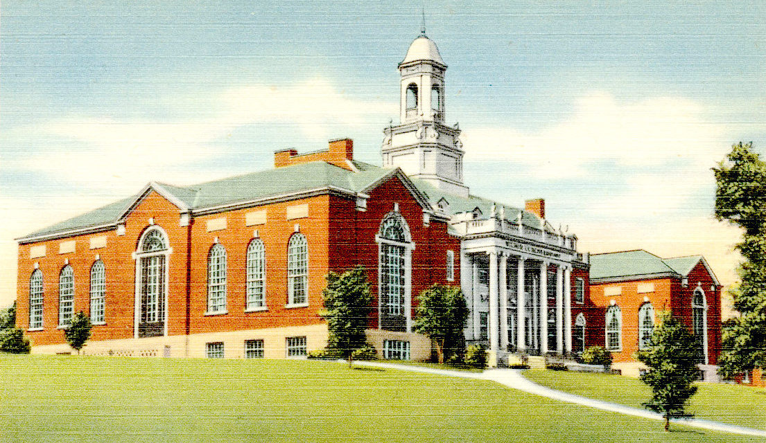 12 vintage postcards of UConn from the 1950’s