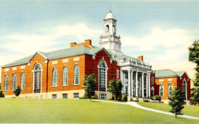 12 vintage postcards of UConn from the 1950’s
