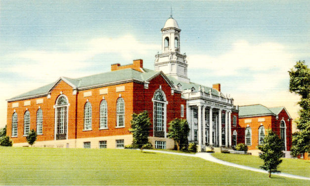 12 vintage postcards of UConn from the 1950’s