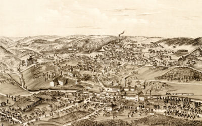 Beautiful vintage map of Forestville, CT from 1880