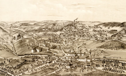 Beautiful vintage map of Forestville, CT from 1880