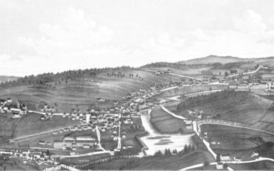 Beautiful vintage map of Moosup, CT from 1889