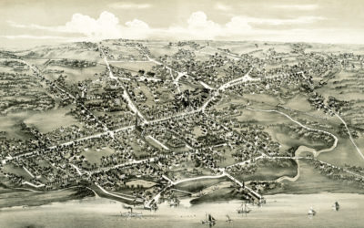 Historic map of Stratford, Connecticut from 1882
