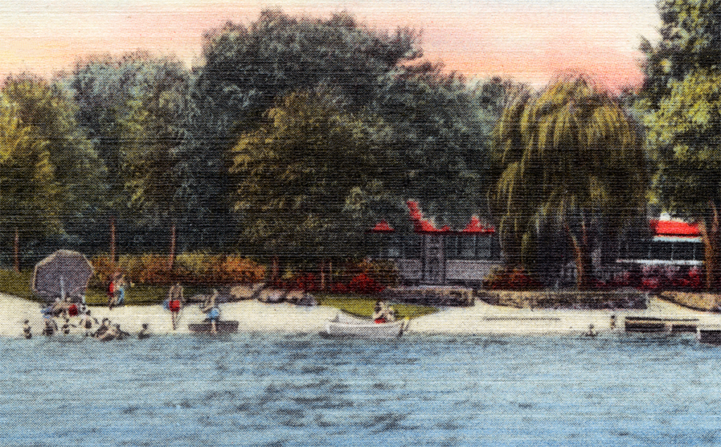 Gerald Park Beach on Lake Wangumbaug Coventry, CT CT Restored